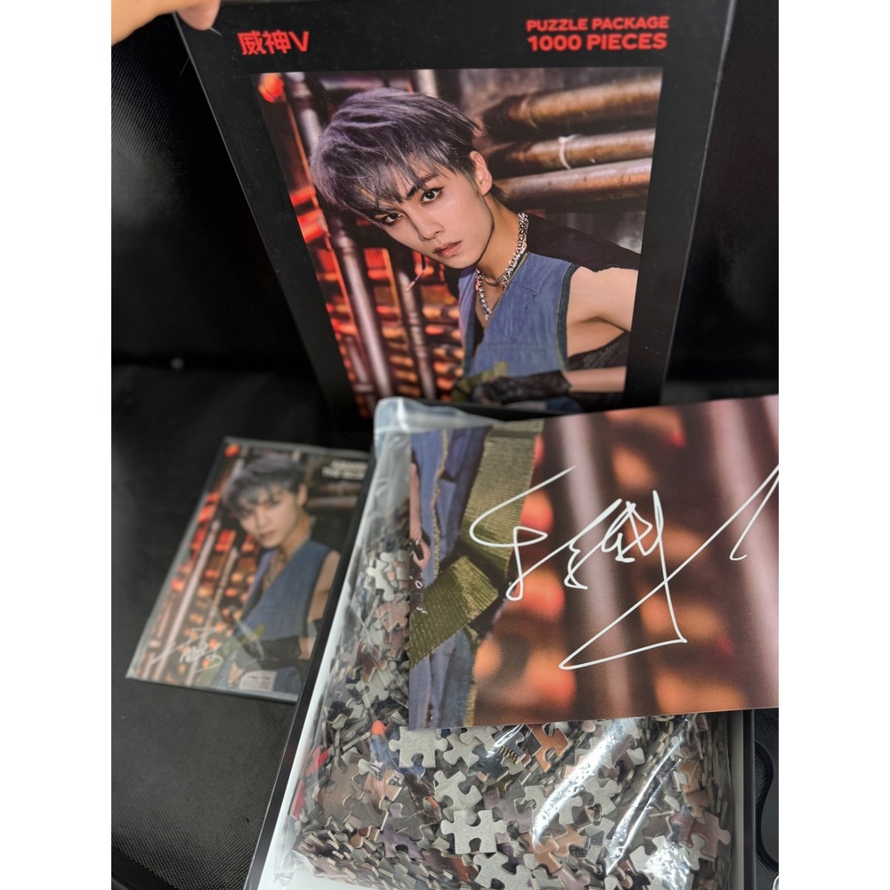 WayV Puzzle Package 1000 Pieces Photocards‎ Hendery Autograph Photo Card
